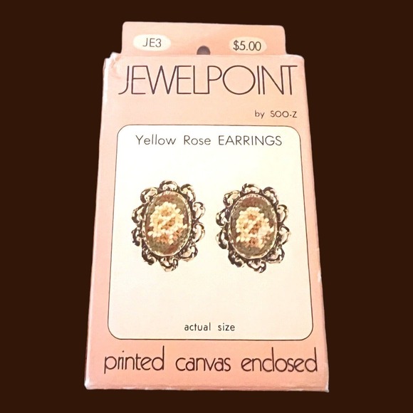 Jewelpoint Crewel Earring Craft Set - Picture 1 of 7